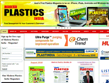 Tablet Screenshot of modernplasticsindia.com